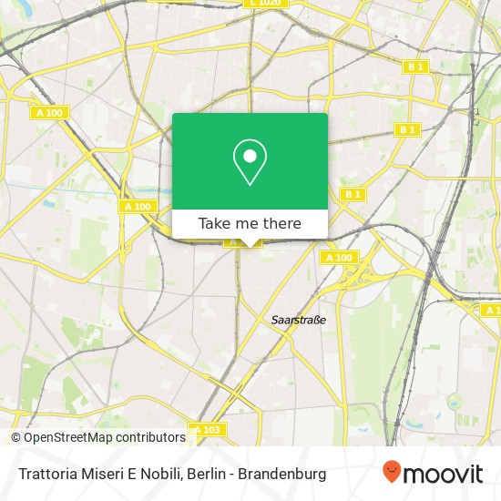 Карта Trattoria Miseri E Nobili, Brünnhildestraße 8