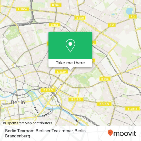 Berlin Tearoom Berliner Teezimmer, Heinrich-Roller-Straße 6 map