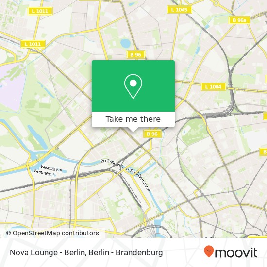 Nova Lounge - Berlin map