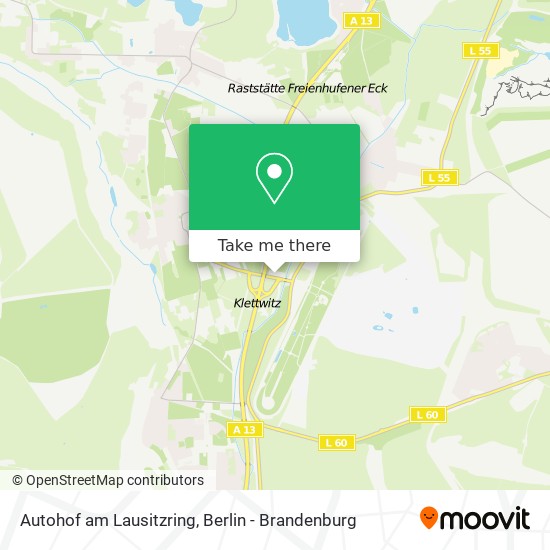 Autohof am Lausitzring map