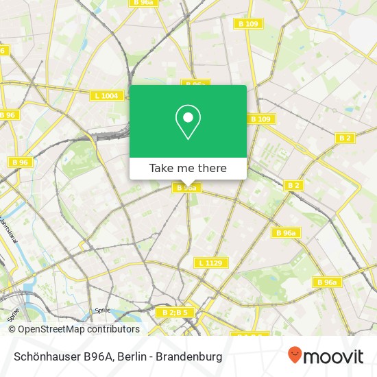 Schönhauser B96A, Prenzlauer Berg, 10435 Berlin map