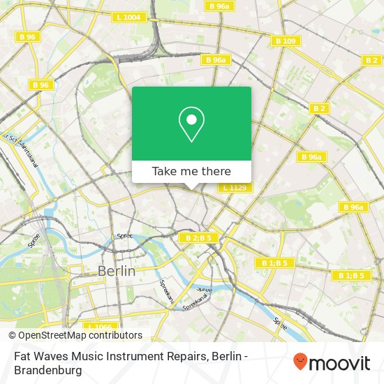 Fat Waves Music Instrument Repairs, Torstraße 70 map