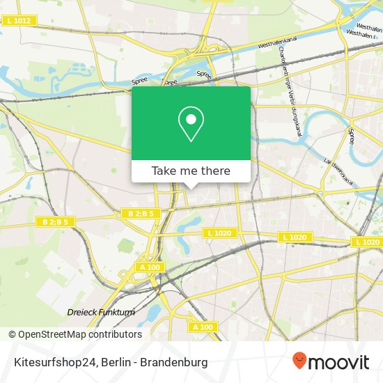Карта Kitesurfshop24, Knobelsdorffstraße 41