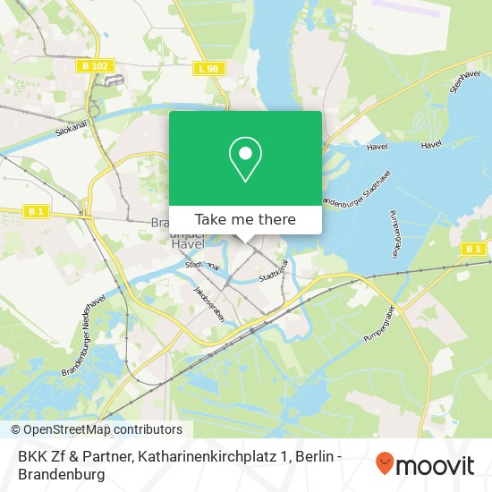 Карта BKK Zf & Partner, Katharinenkirchplatz 1