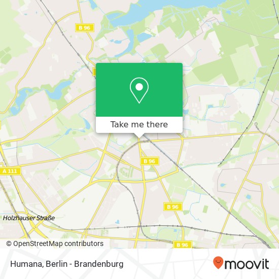 Карта Humana, Oranienburger Straße