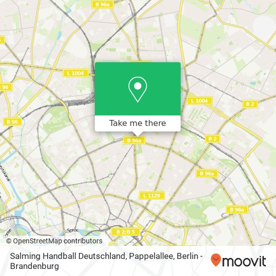 Salming Handball Deutschland, Pappelallee map