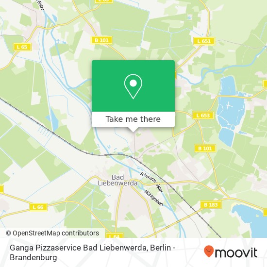 Ganga Pizzaservice Bad Liebenwerda, Berliner Straße 39 map