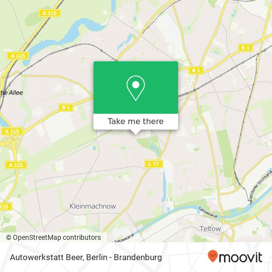 Autowerkstatt Beer, Genshagener Straße 3 map