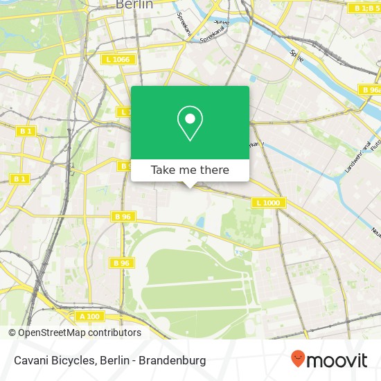 Карта Cavani Bicycles, Bergmannstraße 59