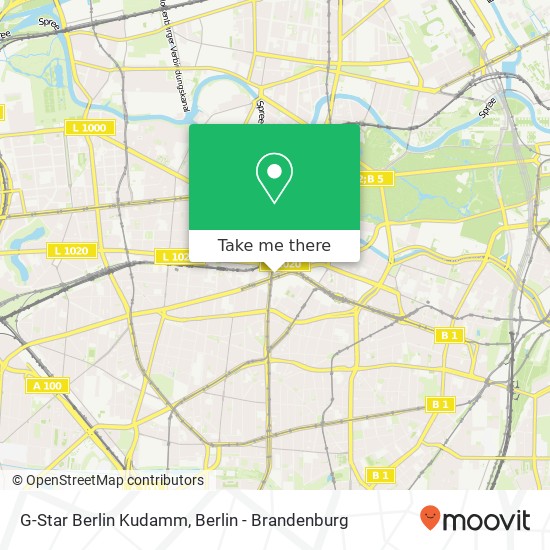 G-Star Berlin Kudamm, Kurfürstendamm 16 map