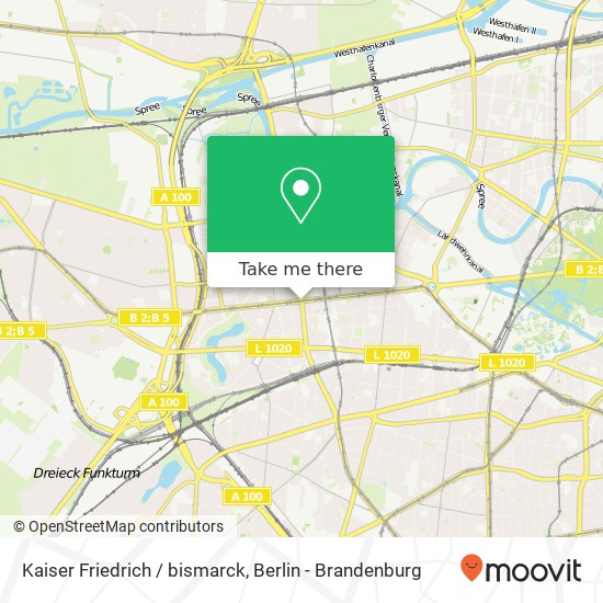 Карта Kaiser Friedrich / bismarck, Charlottenburg, 10627 Berlin