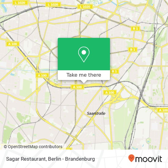 Sagar Restaurant, Prinzregentenstraße 53 map