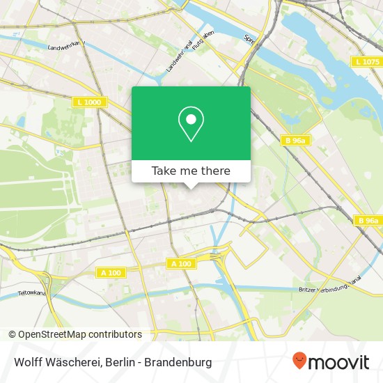 Карта Wolff Wäscherei, Zwiestädter Straße 4