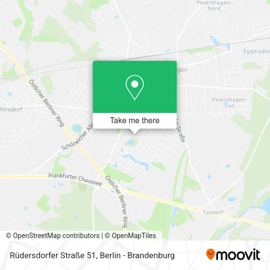 Карта Rüdersdorfer Straße 51