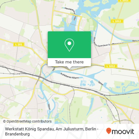Карта Werkstatt König Spandau, Am Juliusturm
