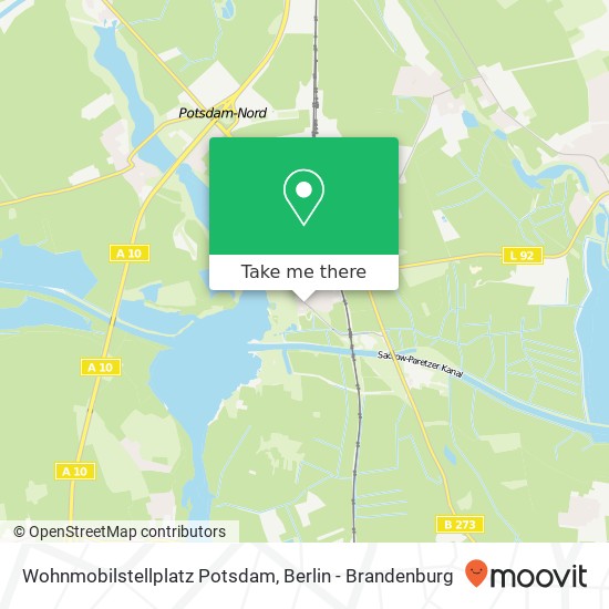 Wohnmobilstellplatz Potsdam, Hauptstraße 2 map