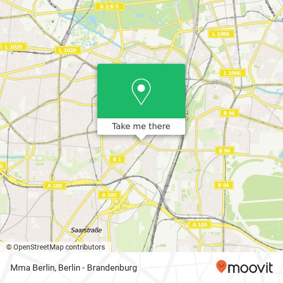 Mma Berlin, Crellestraße map