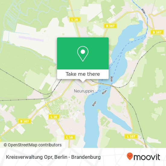 Kreisverwaltung Opr map