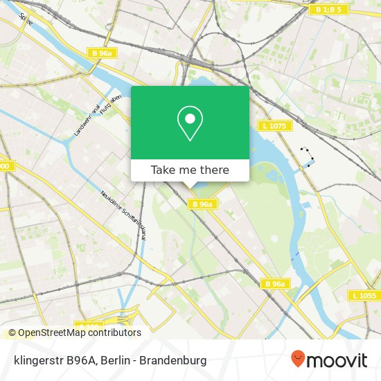 klingerstr B96A, Plänterwald, 12435 Berlin map