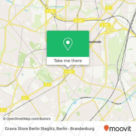 Gravis Store Berlin Steglitz, Schloßstraße 89 map