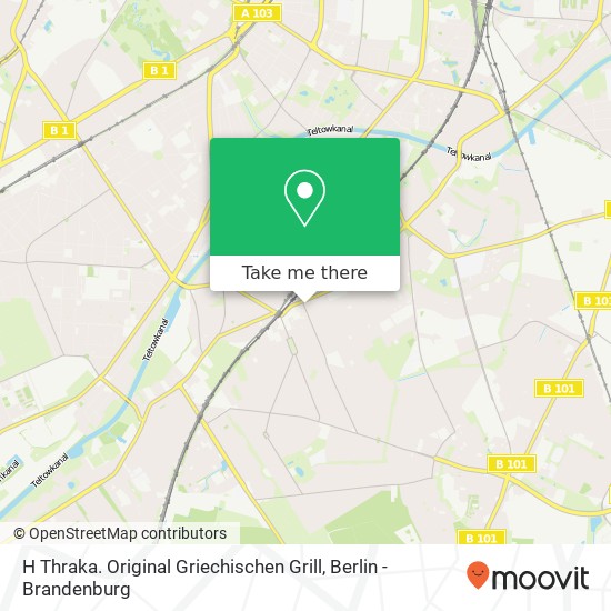 H Thraka. Original Griechischen Grill, Lorenzstraße map