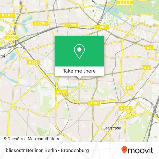 Карта blissestr Berliner, Wilmersdorf, 10713 Berlin