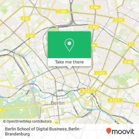 Berlin School of Digital Business, Ackerstraße map
