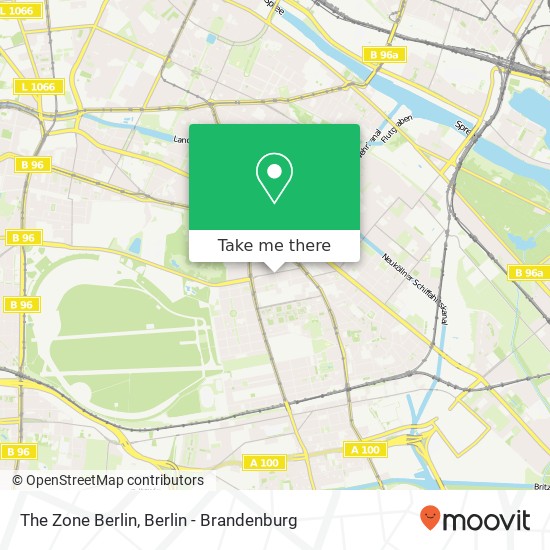 The Zone Berlin map