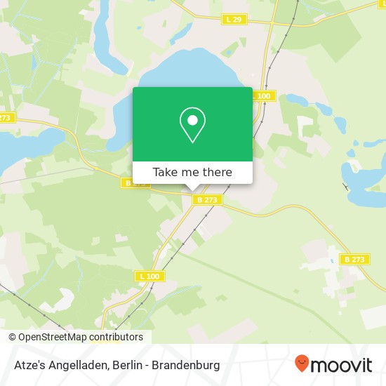 Карта Atze's Angelladen, Wensickendorfer Chaussee 2