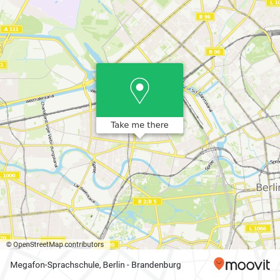 Карта Megafon-Sprachschule, Lübecker Straße 51