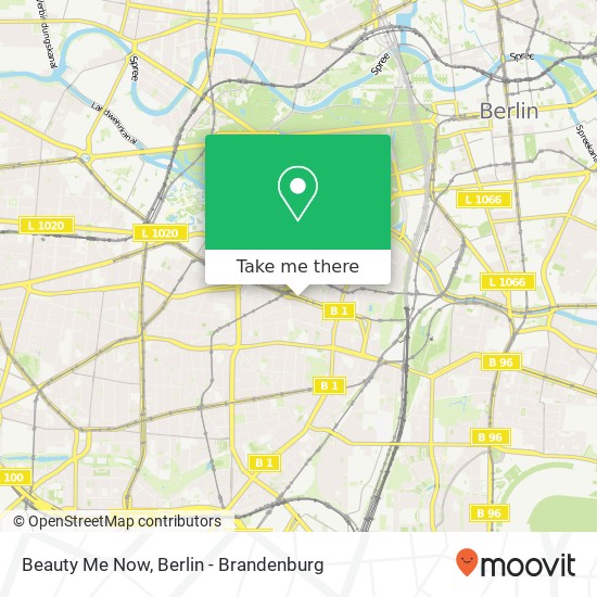 Beauty Me Now map