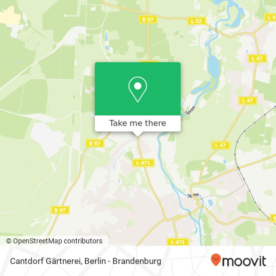 Cantdorf Gärtnerei map