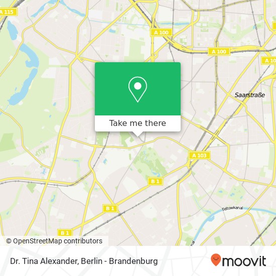 Dr. Tina Alexander, Podbielskiallee 77 map