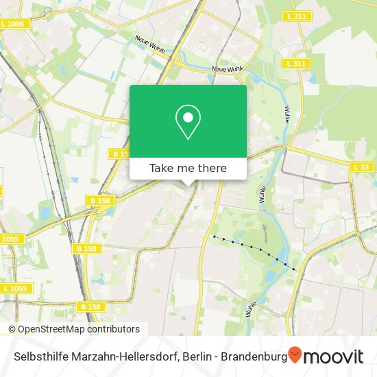 Selbsthilfe Marzahn-Hellersdorf, Alt-Marzahn 59A map