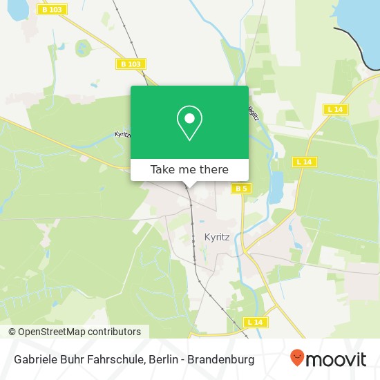 Gabriele Buhr Fahrschule map
