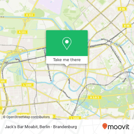 Jack's Bar Moabit map
