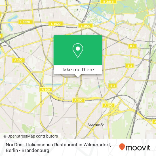 Noi Due - Italienisches Restaurant in Wilmersdorf, Badensche Straße 33 map