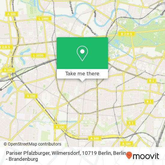 Pariser Pfalzburger, Wilmersdorf, 10719 Berlin map