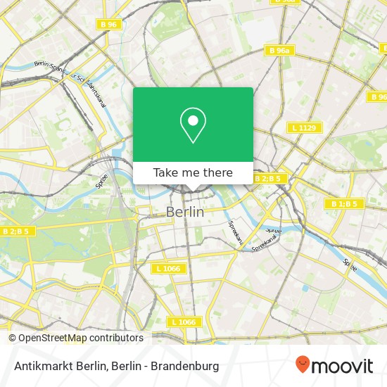 Antikmarkt Berlin, Georgenstraße map