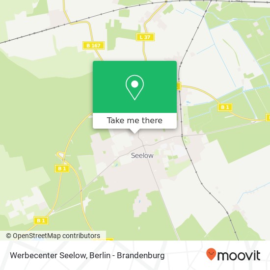 Карта Werbecenter Seelow, Robert-Koch-Straße 3