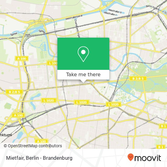 Карта Mietfair, Bismarckstraße