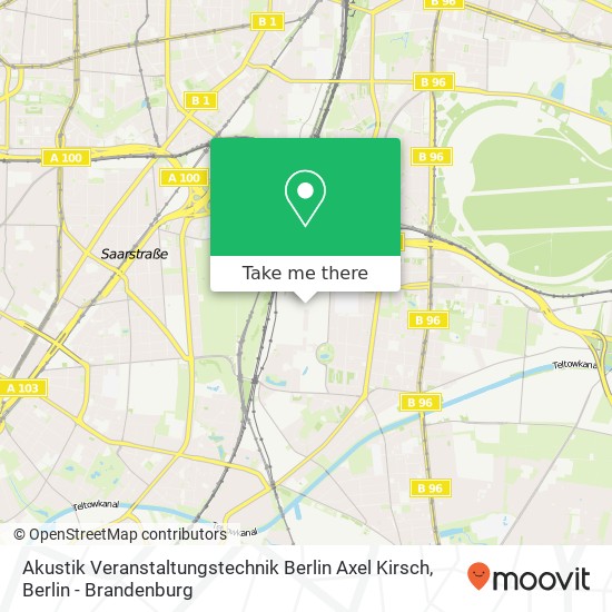 Akustik Veranstaltungstechnik Berlin Axel Kirsch map