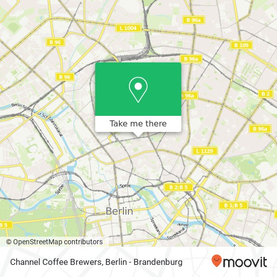 Channel Coffee Brewers, Invalidenstraße 152 map