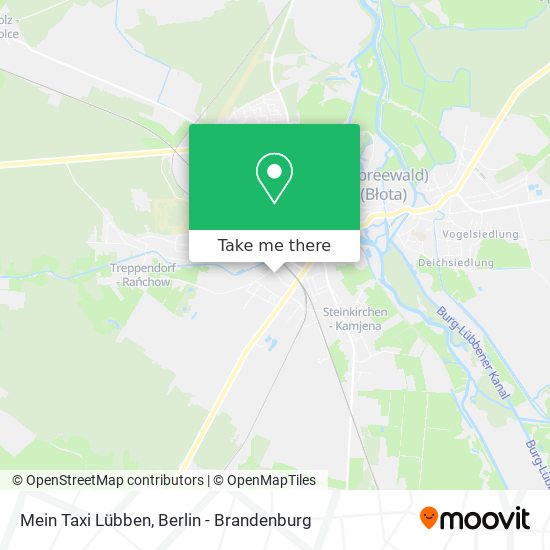 Mein Taxi Lübben map