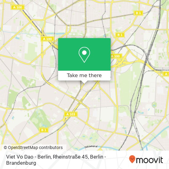 Viet Vo Dao - Berlin, Rheinstraße 45 map