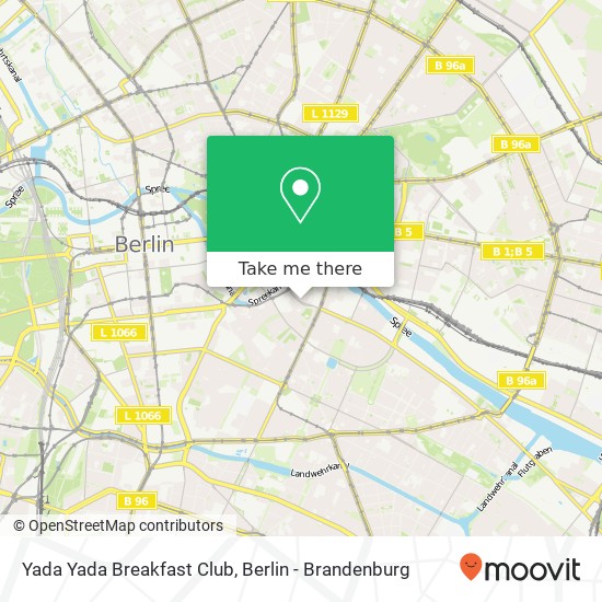 Yada Yada Breakfast Club, Köpenicker Straße 93 map