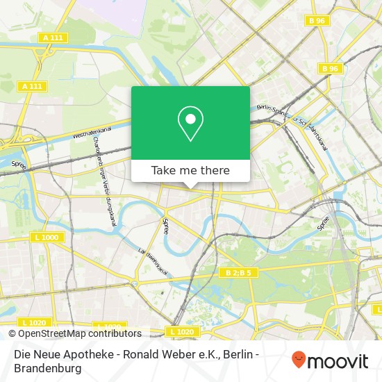 Карта Die Neue Apotheke - Ronald Weber e.K.