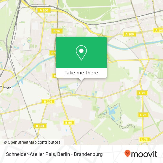 Карта Schneider-Atelier Pais, Dirschelweg 1