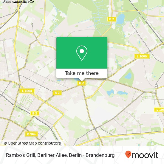 Rambo's Grill, Berliner Allee map