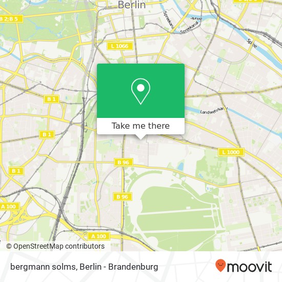 bergmann solms, Kreuzberg, 10961 Berlin map